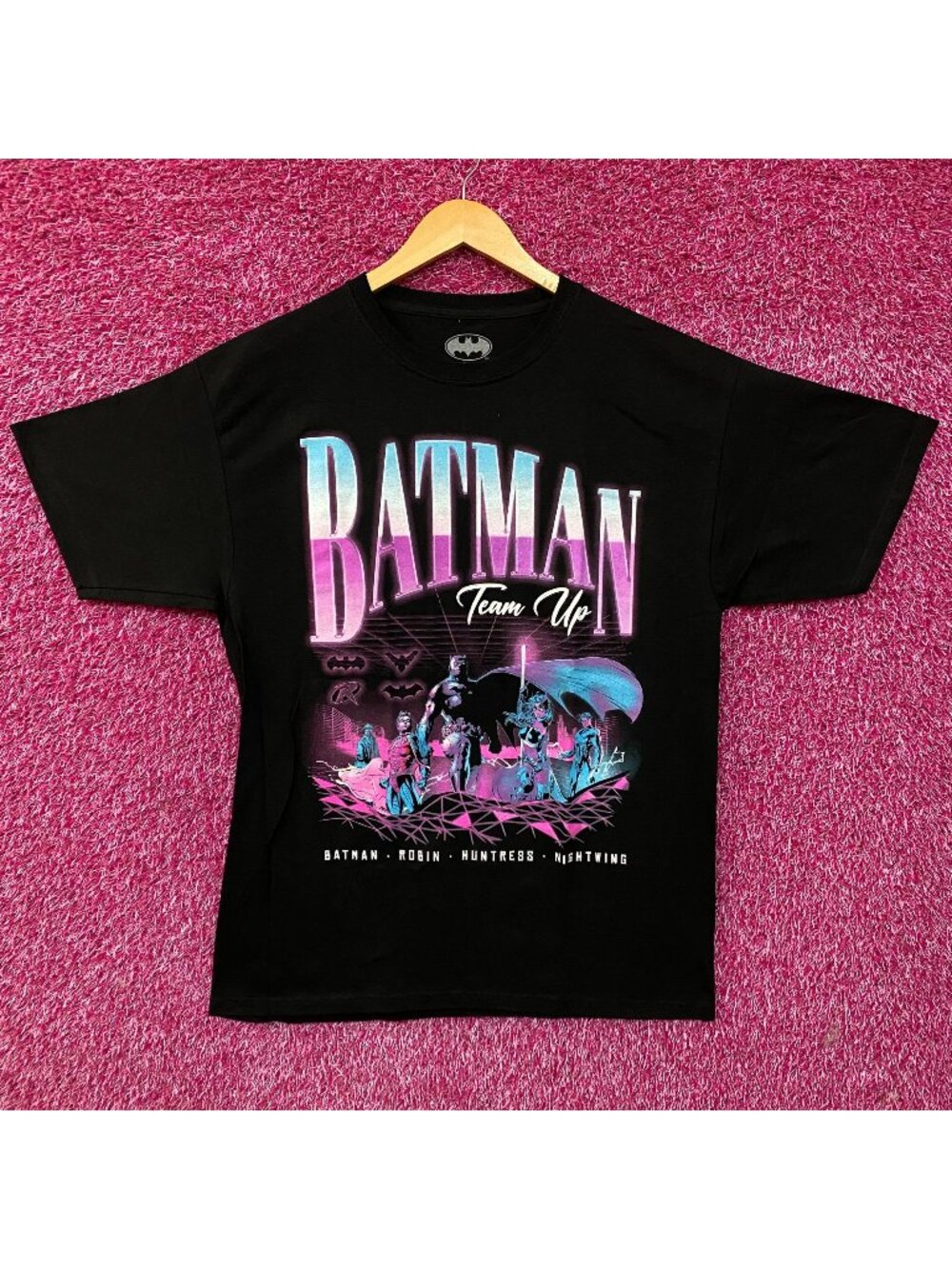 DC Comics Batman Group Team Up Graphic T-Shirt Large